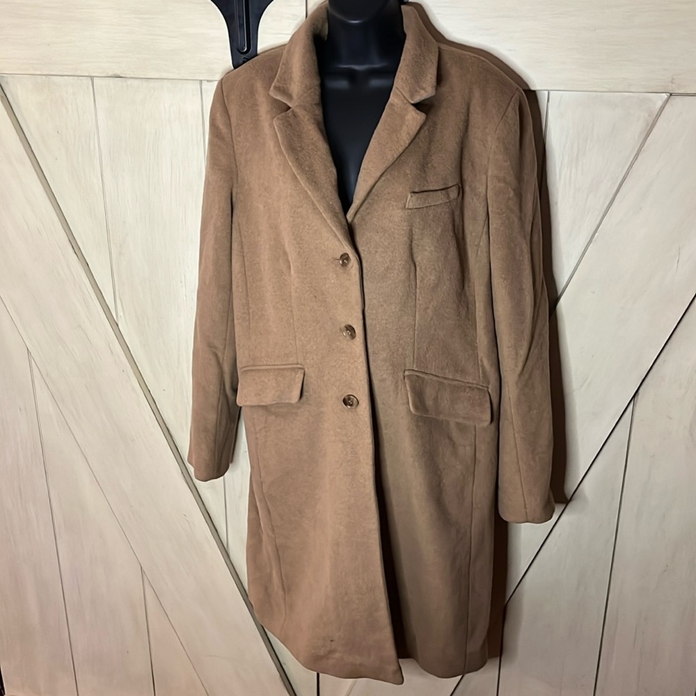 Tan business casual jacket
